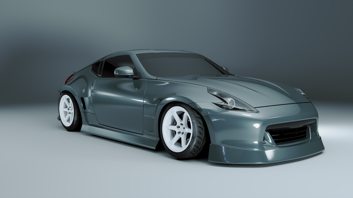 Big Duck Club 370Z (Z34) Front Fenders - manufacturer product example