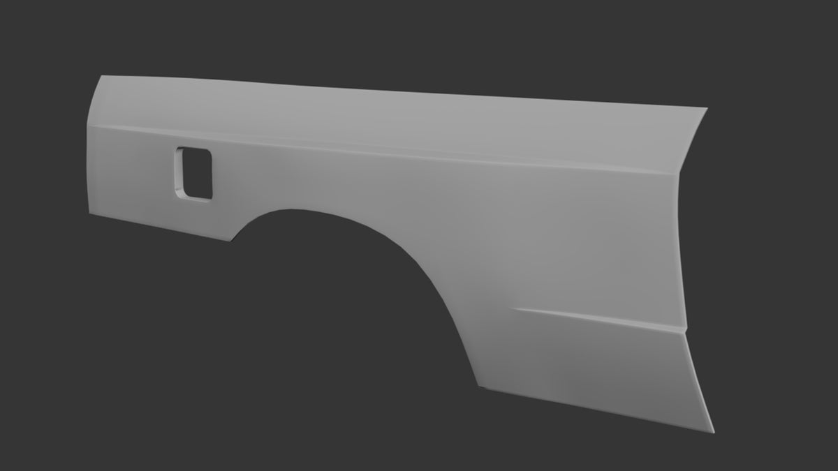 Big Duck Club BMW E30 Coupe Rear Overfenders - M3 Style (+50mm) - manufacturer product example