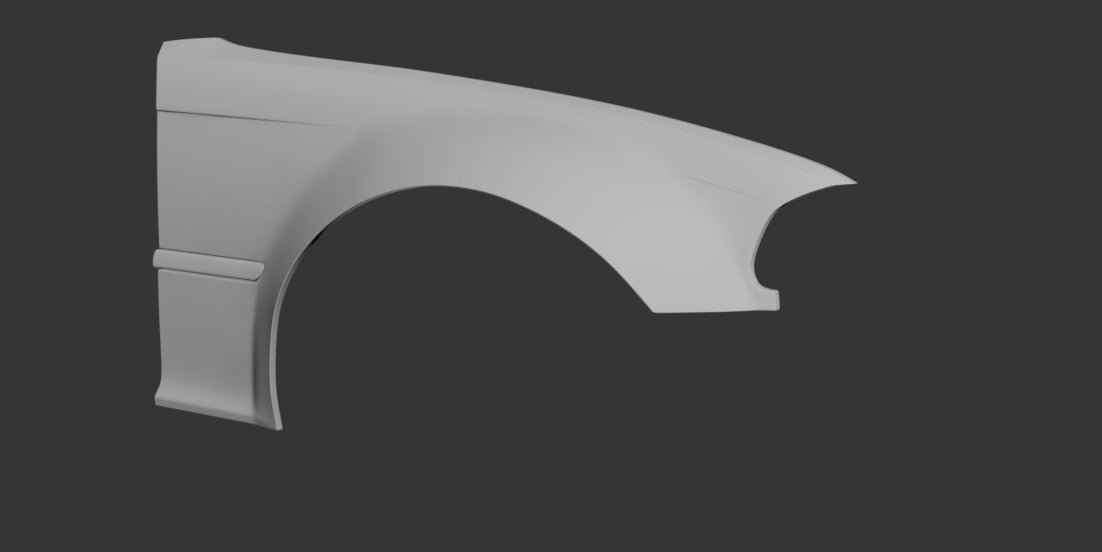 Big Duck Club BMW E46 Coupe Front Overfenders (+60mm) - manufacturer product example