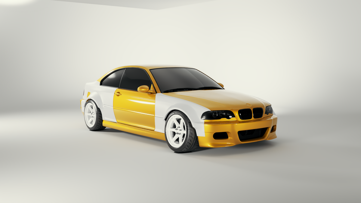 Big Duck Club BMW E46 V2 - Coupe Wide body kit - manufacturer product example
