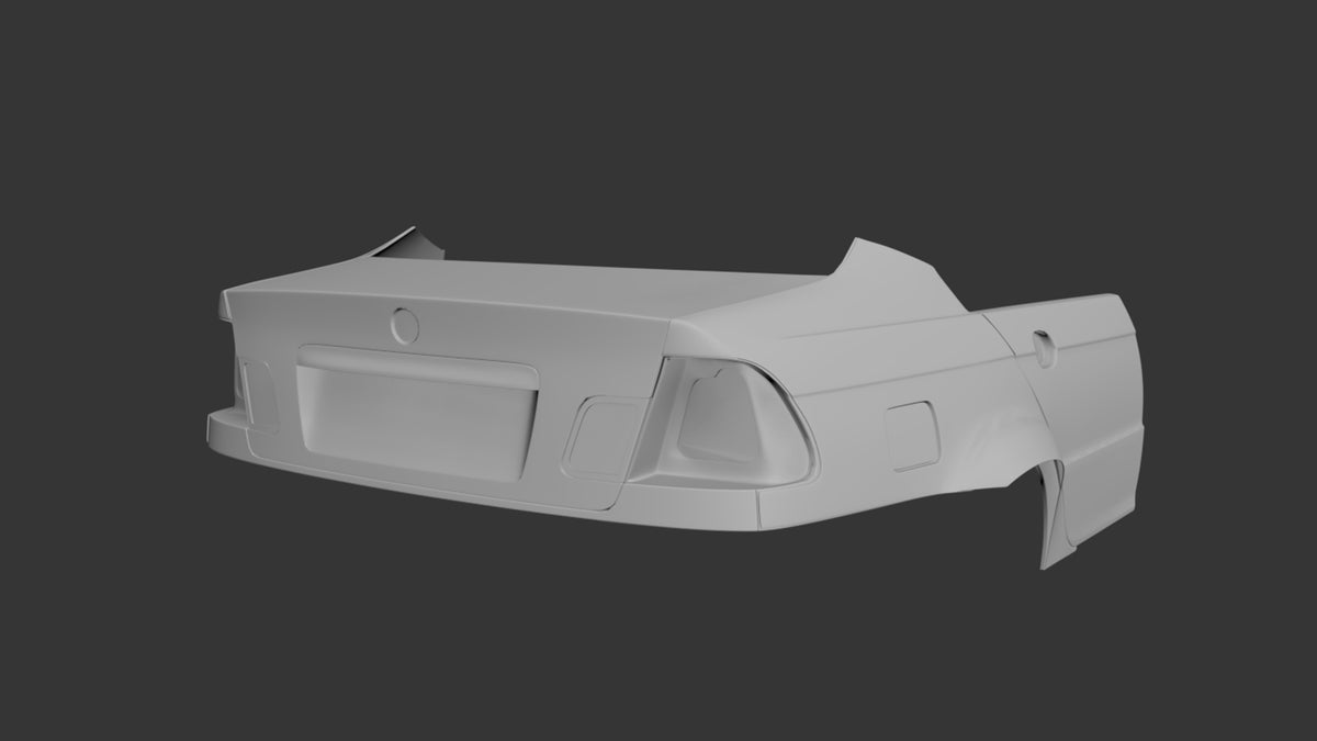 Big Duck Club BMW E46 Sedan Rear Quarter Panel Replacement - manufacturer product example