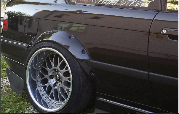 Big Duck Club Universal Fender Flares - manufacturer product example