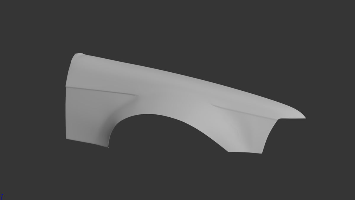 Big Duck Club BMW E36 Sedan Front Overfenders V2 (+55mm) - manufacturer product example