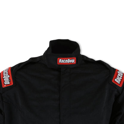 RaceQuip Black Chevron-5 Jacket SFI-5 - 3XL