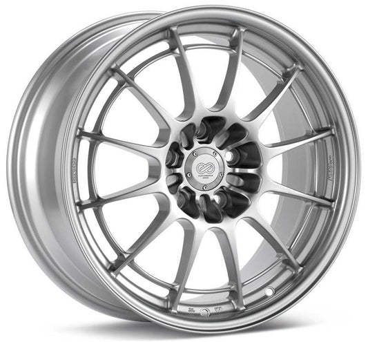 Enkei NT03+M 18X9.5 5x130 55mm Offset 71.6mm Bore Silver Wheel (MOQ 40)