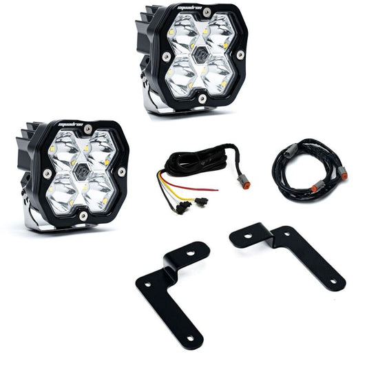 Baja Designs 18-25 Jeep JL/JT / 20-25 Gladiator Squadron Spt 2.0 A-Pillar SPTSMN w/UP (Spot) - Clear