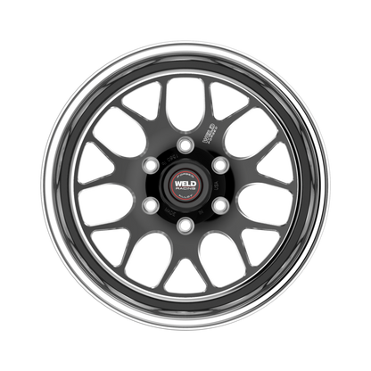 Weld S77 HD 17x9.0 / 6x139.7 BP / 5.7in. BS Black Wheel (Low Pad) - Non-Beadlock
