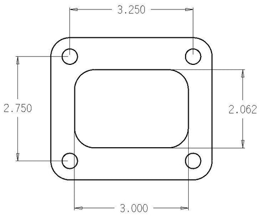 Cometic Turbo FLG T4 Garrett Exh Inlet .010in Exhaust Gasket