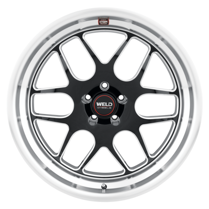 Weld Racing Solana 20x9 / 5x114.3 BP / ET42 / 6.1 BS Gloss BLK MIL DIA 72.56