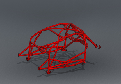 MKV A90 Supra Road Race Spec Roll Cage Kit — view 2
