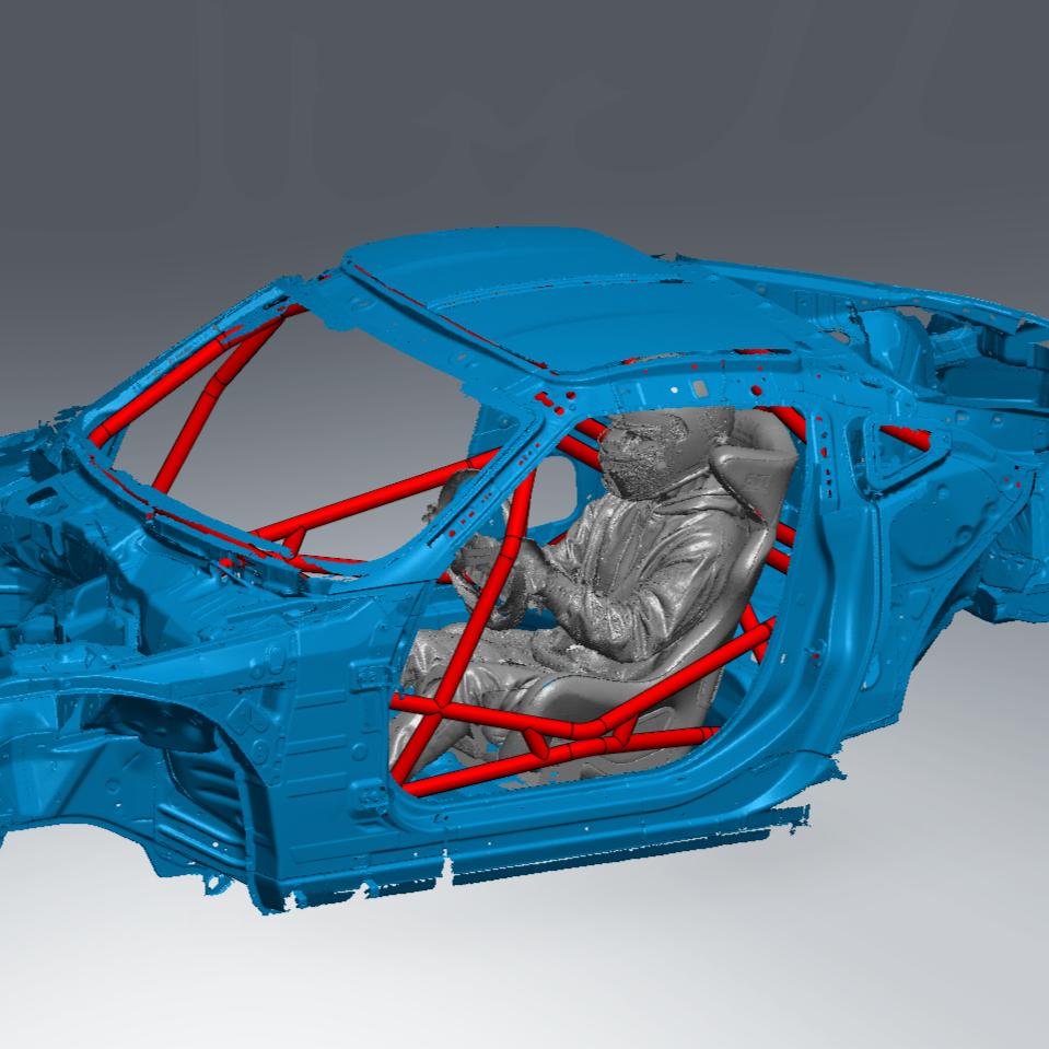 CageKits 370Z FD Spec Roll Cage Kit manufacturer illustration; selected configuration may differ