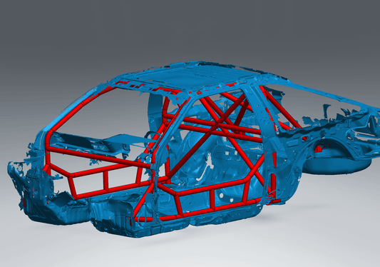 CageKits AE86 Corolla FD Spec Roll Cage Kit manufacturer illustration; selected configuration may differ