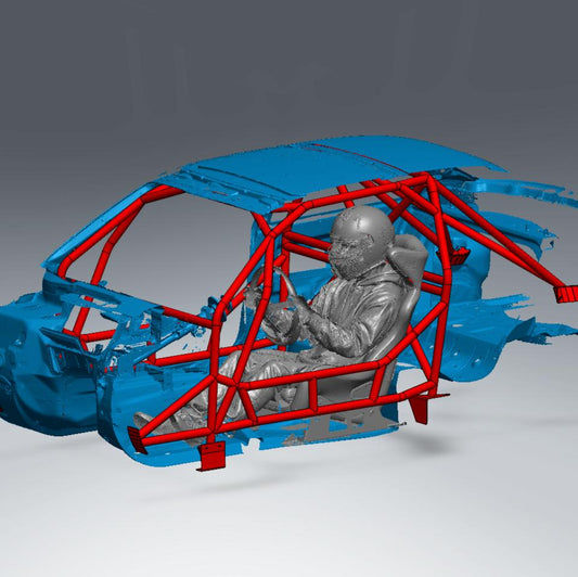 CageKits E36 Coupe FD Spec Roll Cage Kit manufacturer illustration; selected configuration may differ