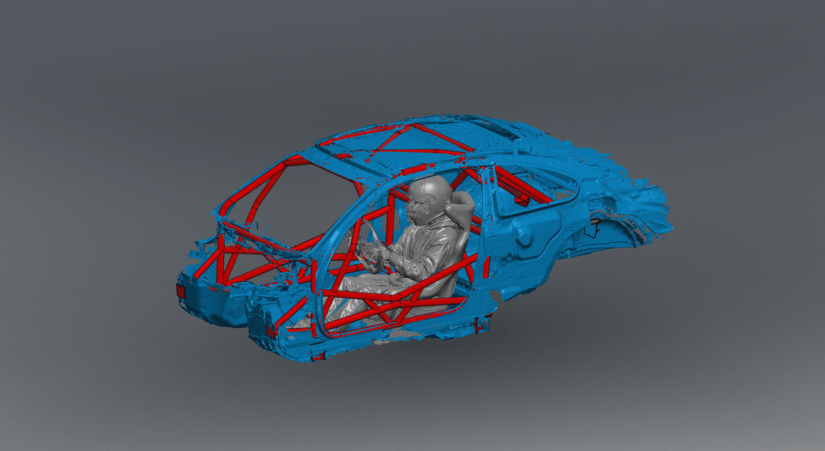 CageKits E92 Coupe Road Race Spec Roll Cage Kit manufacturer illustration; selected configuration may differ