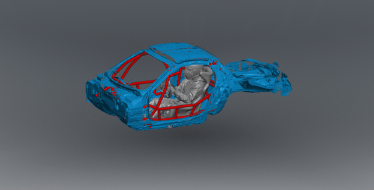 CageKits FD RX7 Drift Spec Roll Cage Kit manufacturer illustration; selected configuration may differ