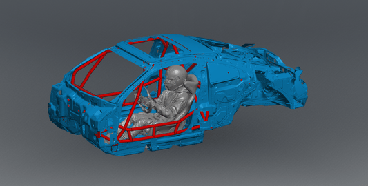 CageKits G35 Coupe FD Spec Roll Cage Kit manufacturer illustration; selected configuration may differ