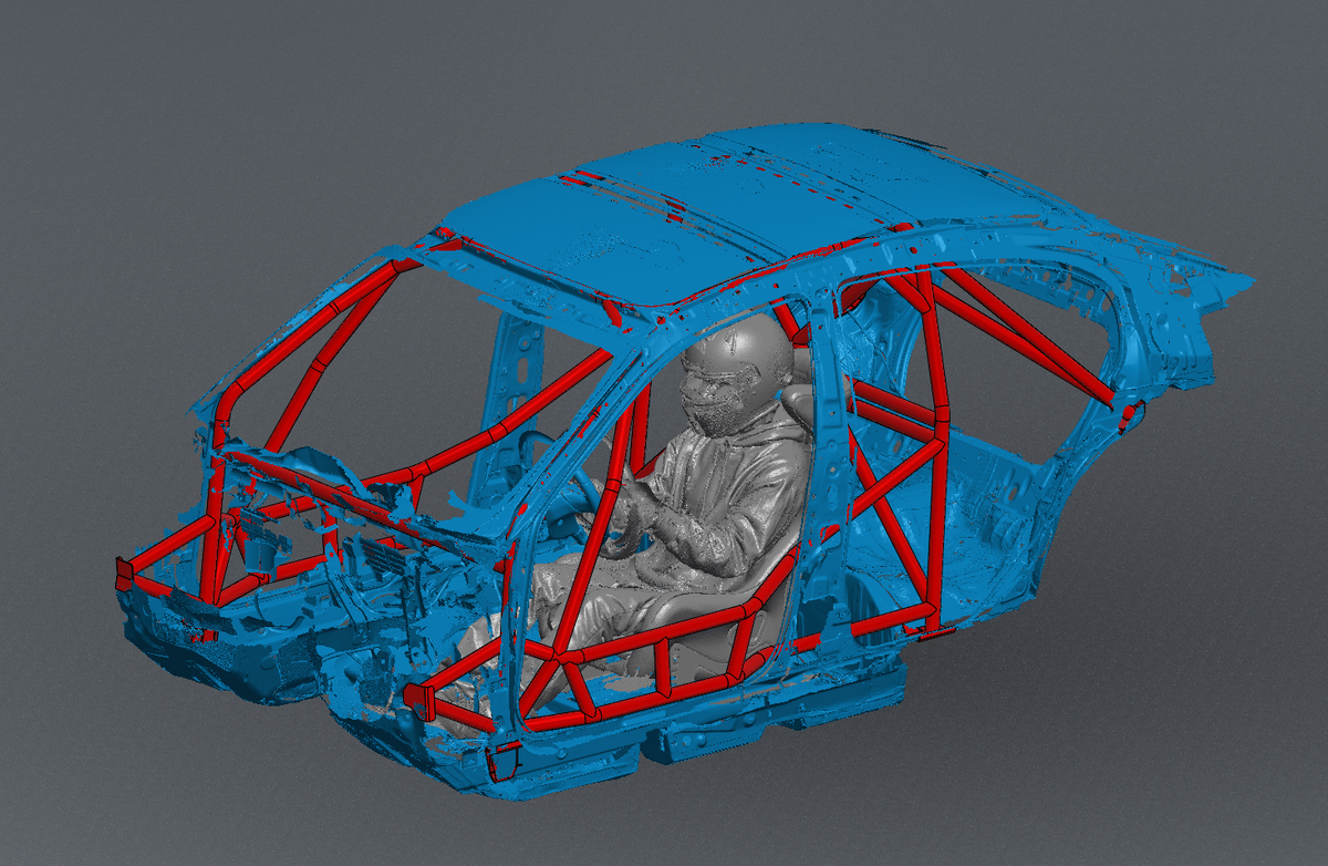 CageKits G35 Sedan FD Spec Roll Cage Kit manufacturer illustration; selected configuration may differ