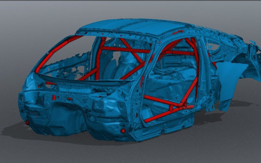 CageKits GR86 FD Spec Roll Cage Kit manufacturer illustration; selected configuration may differ