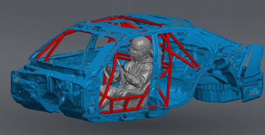 CageKits IS300 FD Spec Roll Cage Kit manufacturer illustration; selected configuration may differ