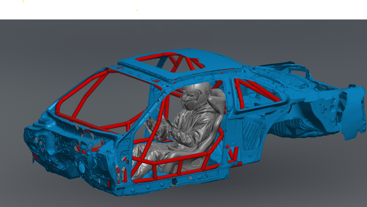 CageKits S14 FD Spec Roll Cage Kit manufacturer illustration; selected configuration may differ