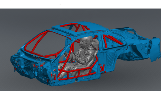 CageKits S14 FD Spec Roll Cage Kit manufacturer illustration; selected configuration may differ