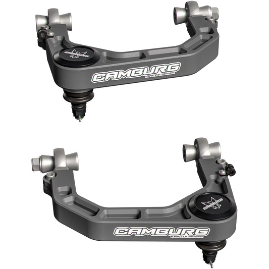 Camburg 05-23 Toyota Tacoma 4WD KINETIK V2 Performance Billet X-Joint XL Upper Arms - Gray