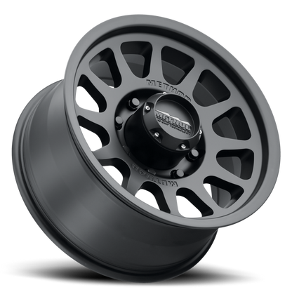 Method MR703 Bead Grip 18x9 12mm Offset 8x180 130.81mm CB - Matte Black
