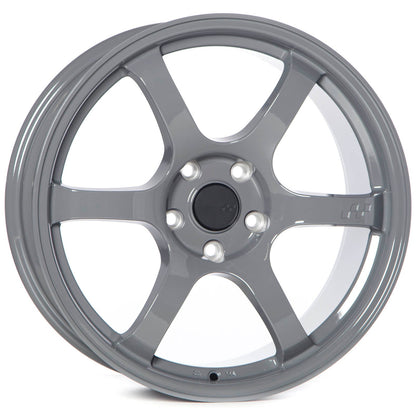 Circuit Performance CSF1J885BG-35, gloss battleship grey CSF1 wheel, 18x8.5, 5x114.3 bolt pattern, +35 mm offset