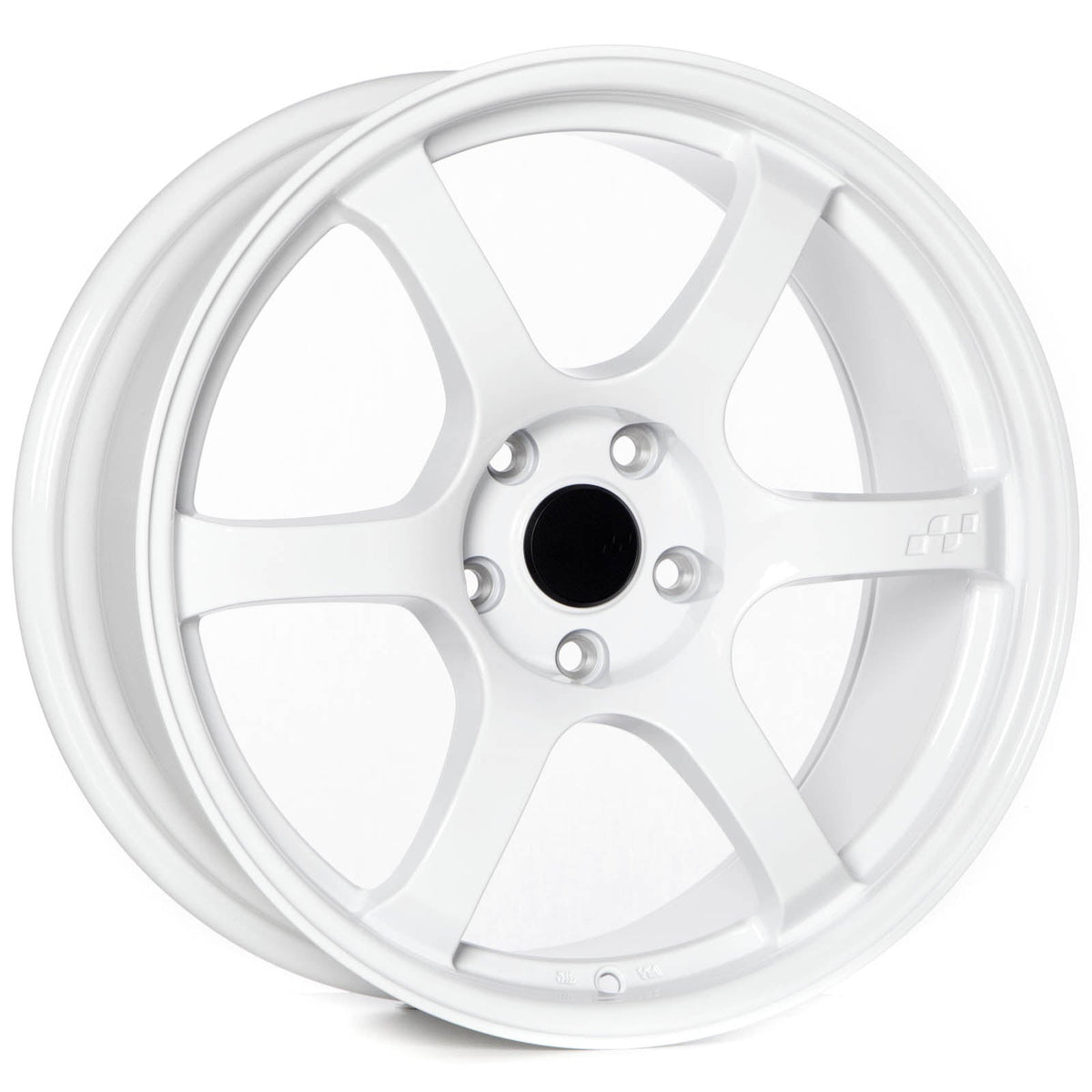 Circuit Performance CSF1J885WH-35, gloss white CSF1 wheel, 18x8.5, 5x114.3 bolt pattern, +35 mm offset