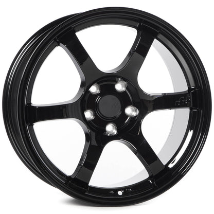 Circuit Performance CSF1J895GB-25, gloss black CSF1 wheel, 18x9.5, 5x114.3 bolt pattern, +25 mm offset