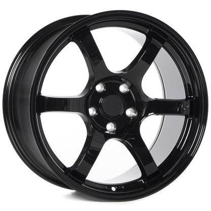 Circuit Performance CSF1J895GB-38, gloss black CSF1 wheel, 18x9.5, 5x114.3 bolt pattern, +38 mm offset