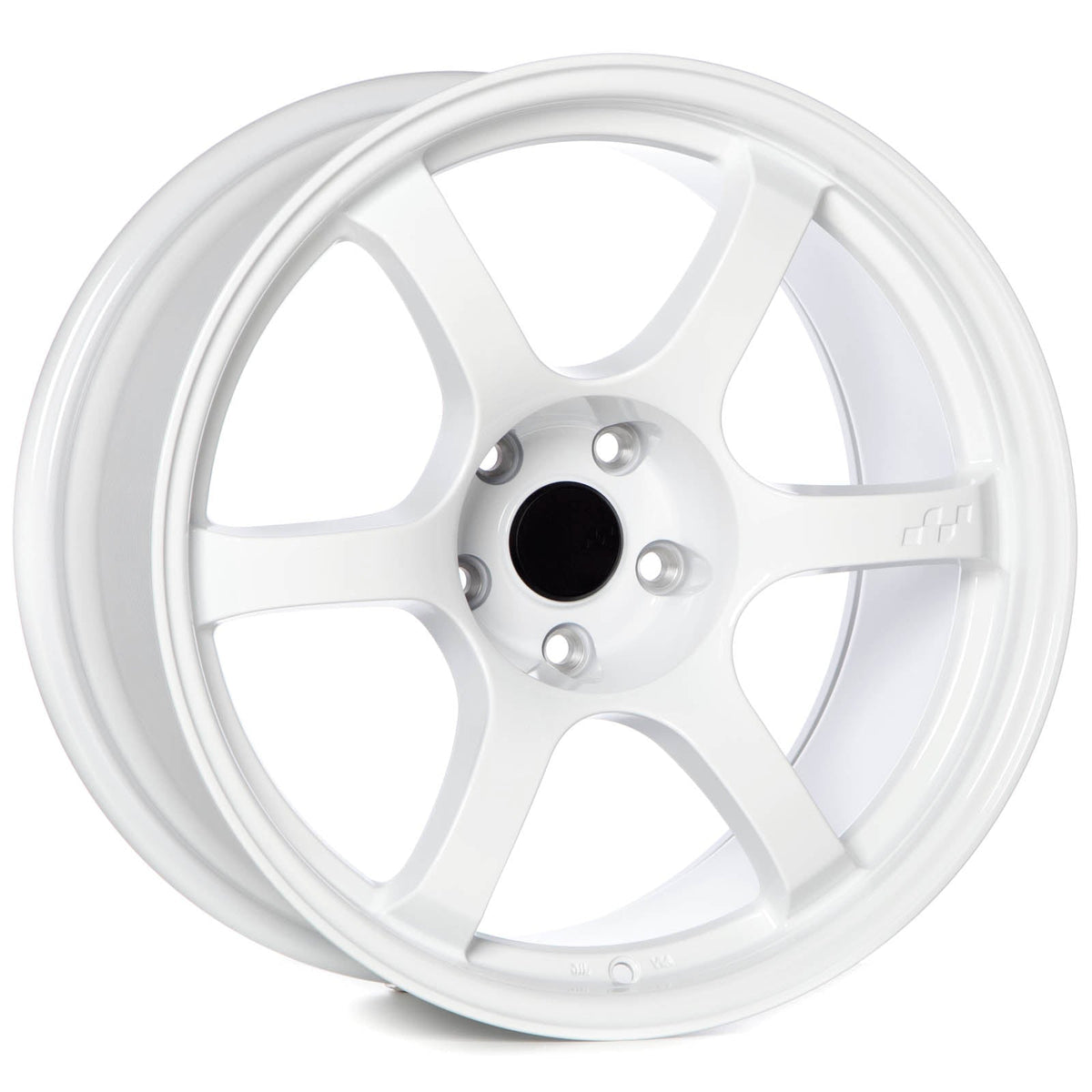 Circuit Performance CSF1J895WH-12, gloss white CSF1 wheel, 18x9.5, 5x114.3 bolt pattern, +12 mm offset
