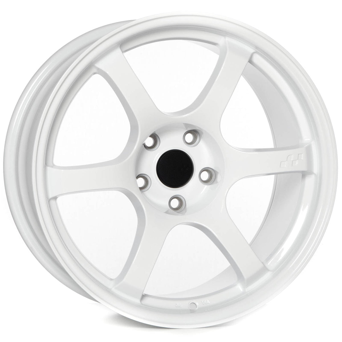 Circuit Performance CSF1J895WH-25, gloss white CSF1 wheel, 18x9.5, 5x114.3 bolt pattern, +25 mm offset