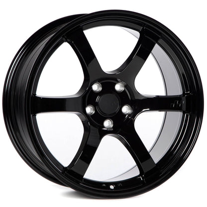 Circuit Performance CSF1J995GB-35, gloss black CSF1 wheel, 19x9.5, 5x114.3 bolt pattern, +35 mm offset
