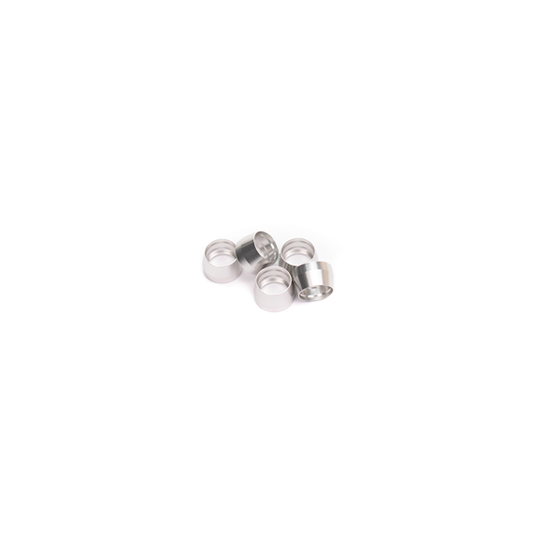 ColorFittings manufacturer PTFE replacement ferrules, select exact AN size and pack quantity