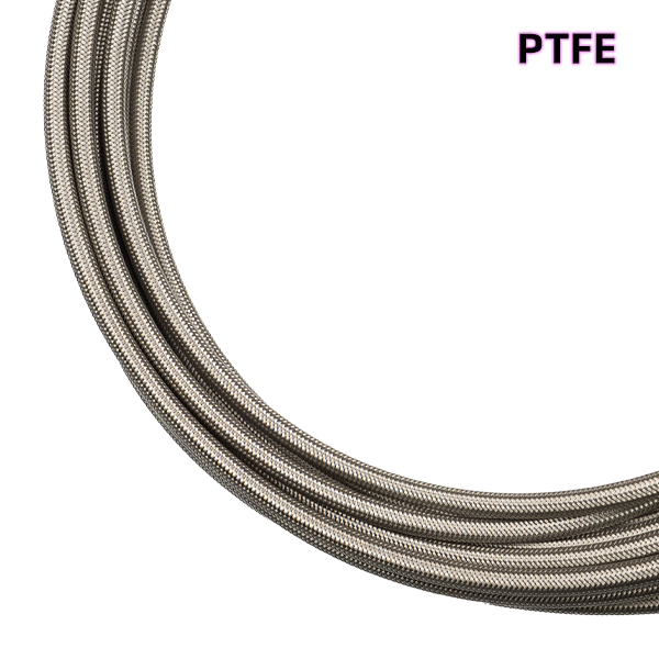 ColorFittings PTFE stainless braided hose