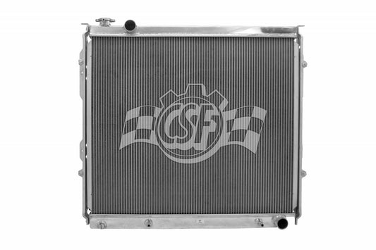 CSF 7030 all-aluminum radiator for 2000–2006 Toyota Tundra 4.7L V8, manufacturer front view