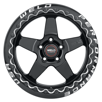 Weld S905 17x10 Ventura Beadlock 5x114.3 ET49 BS7.42 Gloss Black 78,1