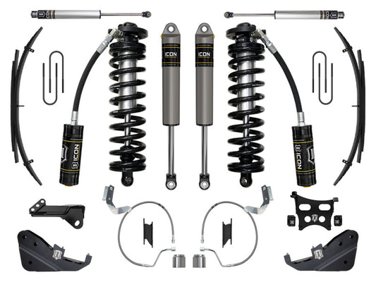 ICON 23 Ford F250/F350 4-5.5in Stage 3 Coilover Conversion Sys w/ Expansion Packs