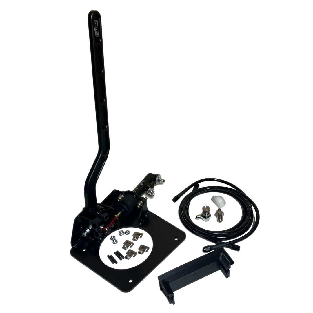 DriftTec Bolt-In Hydraulic Handbrake Kit - E46 - For Inline Cylinder; configuration varies with selected options