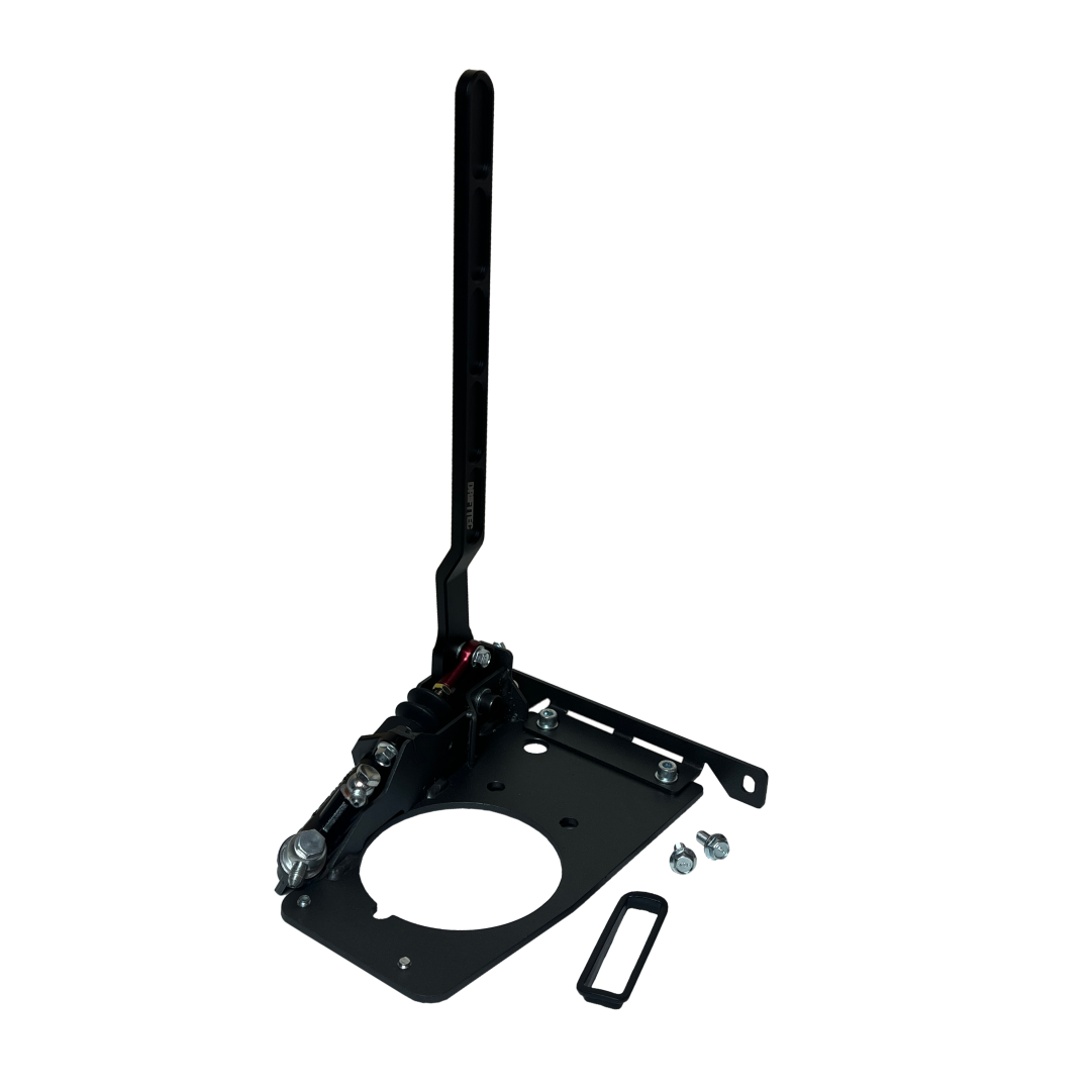 DriftTec Bolt-In Hydraulic Handbrake - E36; configuration varies with selected options