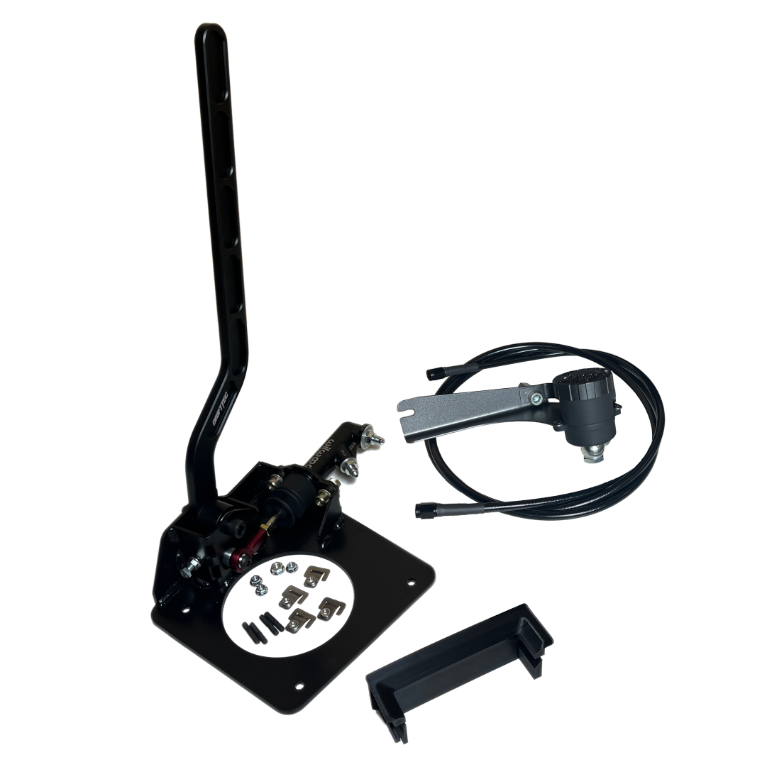 DriftTec Bolt-In Hydraulic Handbrake - E46 - For Dual Caliper; configuration varies with selected options