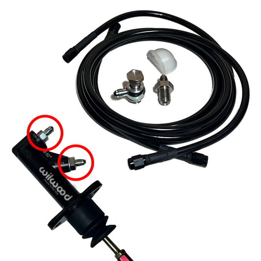 DriftTec Just the Lines and Fittings - For Non-Drifttec Handbrakes; configuration varies with selected options