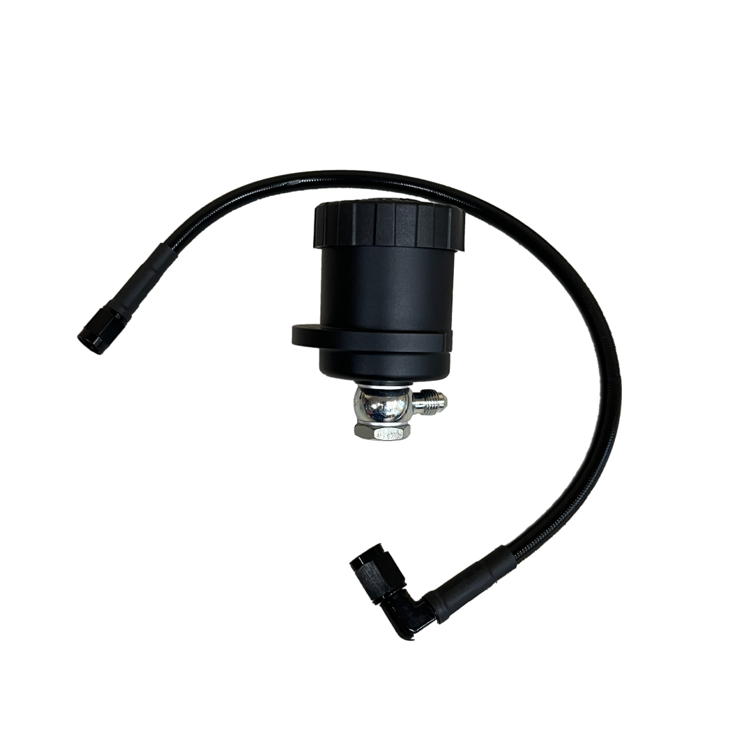 DriftTec Inline to Remote Reservoir Upgrade - 350z Handbrake; configuration varies with selected options