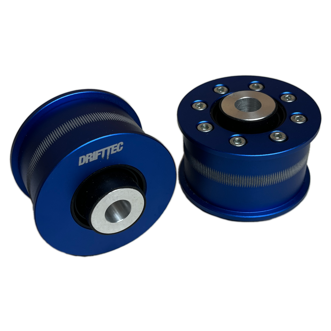DriftTec Toe Offset Trailing Arm Monoball Bearing Pair - e36/e46/z4; configuration varies with selected options