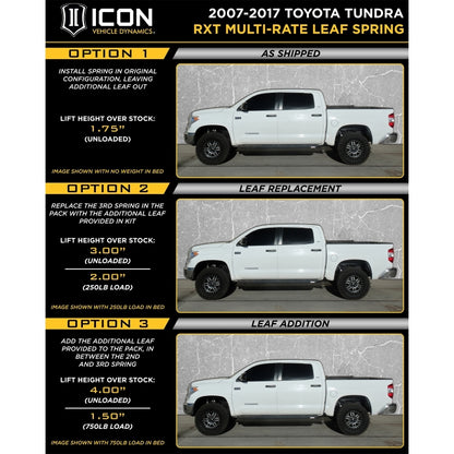 ICON 07-21 Tundra Rxt Stage 1 System