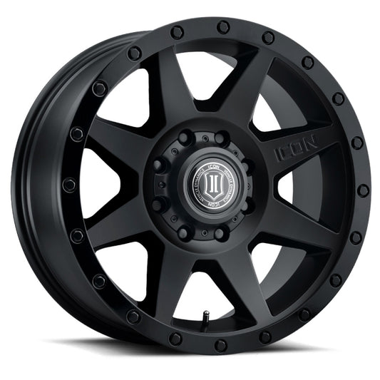 ICON Rebound HD 18x9 / 8x6.5 / 12mm / 5.5in BS Double Black Wheel