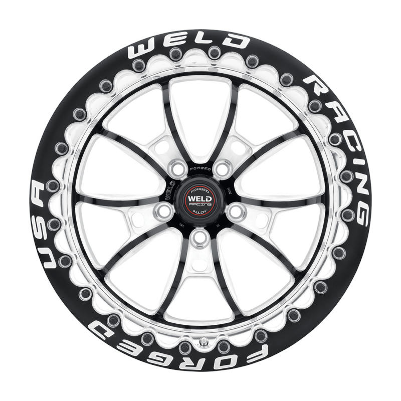Weld RT-S S80 17x11 / 5x115mm BP / 5.8in BS Medium Pad Black Wheel - Single Beadlock MT