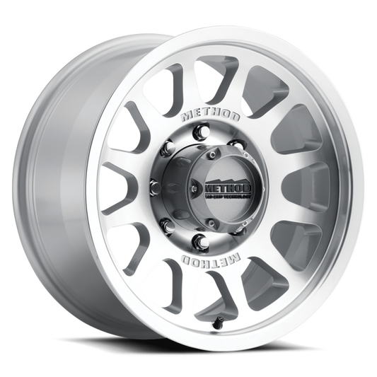 Method MR703 Bead Grip 18x9 12mm Offset 8x180 130.81mm CB - Machined Clear Coat