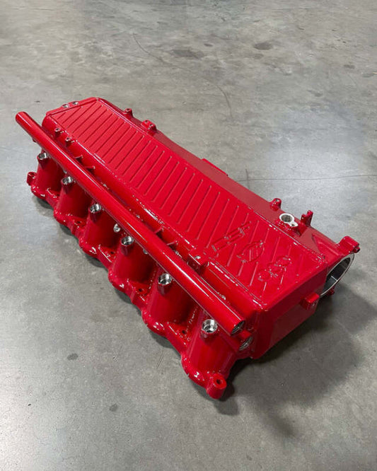 CSF BMW Gen 1 B58 Charge-Air-Cooler Manifold - Renaissance Red